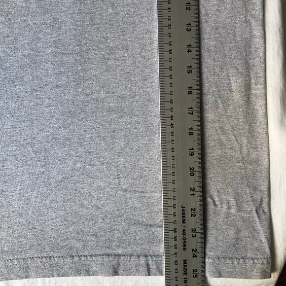 Intex Men’s Short Sleeve T-shirt size L, Solid Gray, USA - Picture 4 of 7